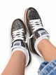 Жіночі кеди Golden Goose темно-сріблясті з натуральної шкіри у повному пакуванні розмір 36 - зображення 6