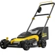 Газонокосилка аккумуляторная STANLEY FatMax V20 бесщеточная самоходная 51 см 2 АКБ 4 А·ч до 1000 м² (SFMCMW2651M-QW) - изображение 1