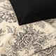 Простирадло на резинці MirSon 120x200+25 см 00-8 Black Flowers поплін (2200009708152) - зображення 7