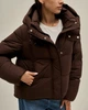 Куртка пуховик CLASNA 327978 коричневий M - изображение 4