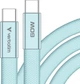 Kabel Verbatim USB Type-C - Type-C M/M 60W 1.2 m Blue (023942302735) - obraz 2