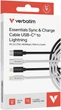 Zestaw kabli Verbatim USB Type-C - Lightning M/M 1 m x 2 szt White/Black (023942323921) - obraz 3