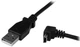 Кабель StarTech USB Type A - Mini-USB B Down Angled M/M 2 m Black (USBAMB2MD) - зображення 2
