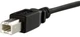 Kabel StarTech Panel Mount USB Type B - Type B F/M 0.91 m Black (USBPNLBFBM3) - obraz 3