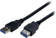 Kabel StarTech USB Type A - Type A M/F 2 m Black (USB3SEXT2MBK) - obraz 1