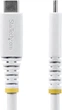 Kabel StarTech USB4 Type-C - Type-C M/M 20 Gbit/s 2 m White (CC2M20GUSB4TPW) - obraz 2