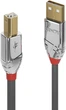 Kabel Lindy Cromo USB Type A - Type B M/M 3 m Grey (4002888366434) - obraz 1