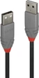 Kabel Lindy Anthra USB 2.0 Type A - Type A M/M 2 m Black (4002888366939) - obraz 1