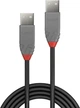 Kabel Lindy Anthra USB 2.0 Type A - Type A M/M 2 m Black (4002888366939) - obraz 2