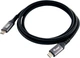 Кабель Equip USB Type-C - Type-C M/M 2 m Black (4015867235812) - зображення 1