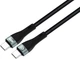 Кабель Conceptronic Fast Charging USB Type-C - Type-C M/M 2 m Black (ETTA01B20) - зображення 2