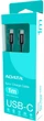 Кабель ADATA USB Type-C - Type-С M/M 1 m Black (CACC-100PN-BK) - зображення 4