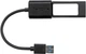 Kabel Targus USB Type-C - Type A F/M 0.1 m Black (ACC110401GLX) - obraz 2