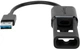 Kabel Targus USB Type-C - Type A F/M 0.1 m Black (ACC110401GLX) - obraz 3
