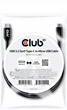 Kabel Club 3D USB Type-C - Micro-USB B M/M 1 m Black (CAC-1526) - obraz 2