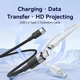Кабель подовжувач Vention USB 3.2 Gen2 C Male to C Female 10Gbps Extension Cable Aluminum Alloy Type 0.5 м Black (TRFBD) - изображение 2