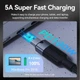 Кабель подовжувач Vention USB 3.2 Gen2 C Male to C Female 10Gbps Extension Cable Aluminum Alloy Type 0.5 м Black (TRFBD) - изображение 7