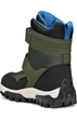Детские зимние ботинки Geox Himalaya 25 р сапоги чёрный/тёмно-зелёный для мальчика - изображение 4