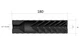 Модератор Air King F для PCP и ППП винтовок, 4.5 мм, 1/2-20 UNF, 180 мм - изображение 4