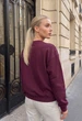 Жіночий світшот Staff zy bordo oversize fleece S - изображение 2