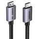 Кабель мультимедийный HDMI M to HDMI M 2.0m V2.2 16K60Hz 96Gbps braided black Ugreen (65900) - изображение 1