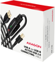 Кабель Axagon USB-A - USB-B 2.0 10 м Black (ADR-210B) - зображення 3