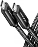 Кабель Axagon USB-C -USB-C 3.2 Gen 2x2 Power Delivery 100W 0.5 м Black (BUCM32-CM05AB) - зображення 1