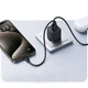 Мережевий зарядний пристрій Baseus Palm Fast Charger C+U 20W EU Cluster Black (P10111608113-00) - зображення 8