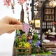 Румбокс «Весенняя Сакура» 3D-конструктор миниатюрного домика с подсветкой, DIY конструктор DollHouse 21×18×20 см - изображение 8