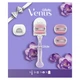 Подарунковий набір: Станок для гоління жіночий Gillette Venus ComfortGlide Breeze з 3 змінними картриджами, футляр, кріплення - изображение 2