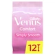 Одноразові станки для гоління (бритви) жіночі Gillette Simply Venus 3, 12 шт - изображение 2
