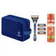 Подарунковий набір UEFA Champions League Special Edition: Станок Gillette Fusion5, Гель для гоління Gillette 200 мл, Косметичка - изображение 2