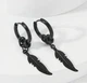 Сережки Stainless Steel (нержавіюча сталь) Довжина 4 см. Ширина 1,5 см. - зображення 2