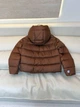 Max Mara – женский пуховик с капюшоном карамельного цвета, М - изображение 10