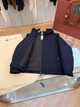 Loro Piana Bomber — мужская синяя пуховая куртка с капюшоном 3XL - изображение 7