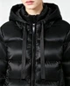 Max Mara – женский пуховик с капюшоном черного цвета, М - изображение 4
