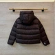 Max Mara – женский пуховик с капюшоном коричневого цвета, М - изображение 8