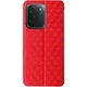 Чохол Deexe Rhombus Book для Xiaomi Poco C95 Pro - Red - зображення 7