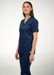 Жіноча медична сорочка STUGA MEDICAL синя (7700201) 4XL - зображення 4