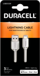 Kabel Duracell USB-A - micro-USB 2 m White (USB5023W) - obraz 2