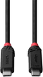 Кабель Lindy USB-C - USB-C USB4 Gen 3x2 Power Delivery 3.1 240W 1 м Black (4002888370011) - зображення 2
