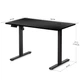 Стол с электрорегулировкой высоты "PowerDesk Energy" Mealux EVO-201 Energy B/B, Black - изображение 3