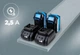 Беспроводная аккумуляторная газонокосилка Hexwelt HW-KA-40 и 2 аккумулятора - изображение 6