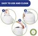 Контейнер для підгузків Chicco 26 x 24.5 x 48.5 см - зображення 5