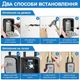 Подвесной металлический мини-сейф для ключей uSafe KS-05s с паролем и крючком Черный - изображение 5