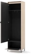 Шафа розпашна Frisco Trend 1д1ш 650x400x2100 мм Бежева/Чорна (43901-TG-01) - зображення 3