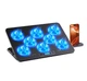Охлаждающая подставка для ноутбука DYXON Ice Coorel 20 Game Turbo Cool Black - изображение 2