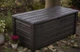 Садова скриня для зберігання Keter Brightwood Storage Box 455 л коричнева 230400 - зображення 5