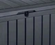 Вуличний ящик для зберігання садового інвентарю Keter 230413 Glenwood 390 л графіт - зображення 5