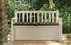 Лавка-скриня Keter Eden Garden Bench 265 л для зберігання бежева 230398 - зображення 4